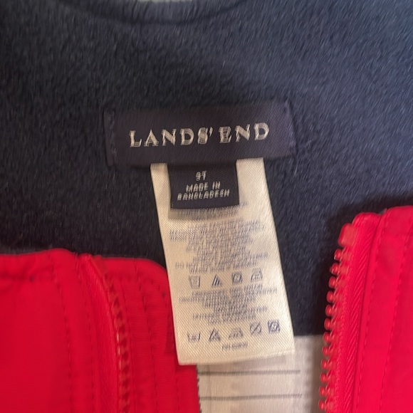 Lands End red snowpants - Picture 3 of 3